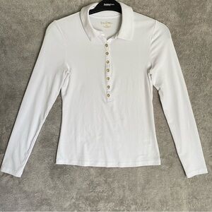 Lilly Pulitzer Women's White Polo Top size XS